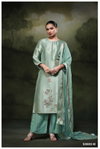 Treta 3802 By Ganga Bemberg Silk Bulk Designer Salwar Suits Orders In India